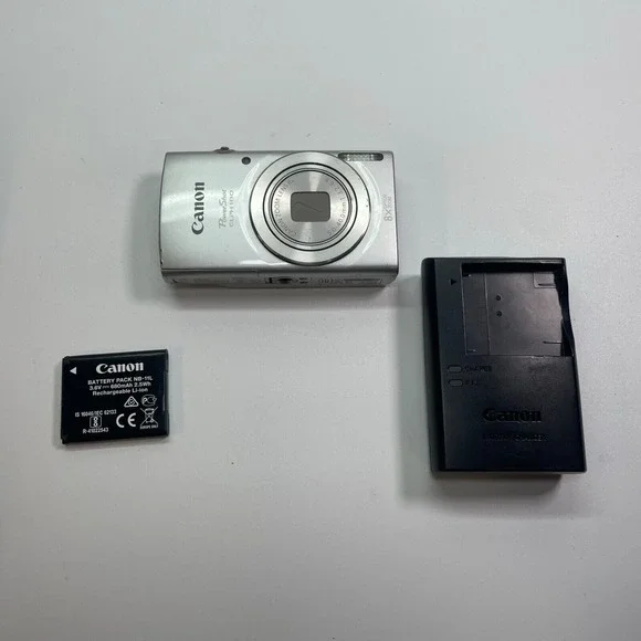CANON PowerShot ELPH 180 DIGITAL CAMERA PC2275 8X ZOOM - Tested and Working! - Picture 1 of 6
